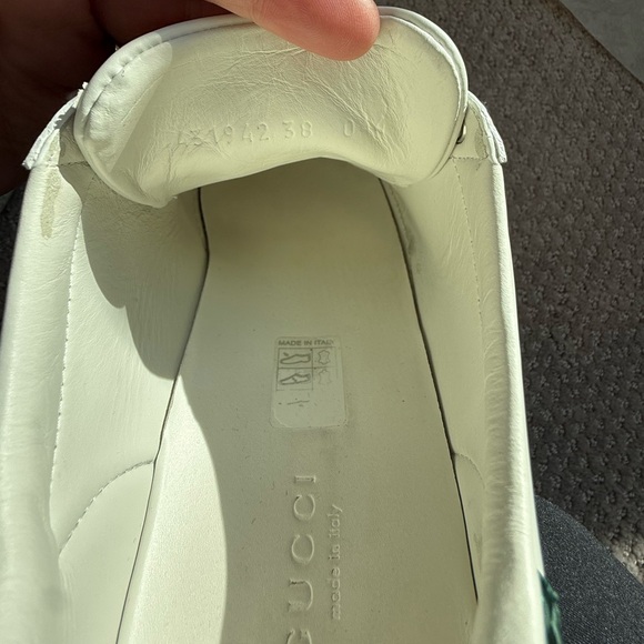 Gucci New Ace Sneakers with Red and Green Stripes - Picture 10 of 14